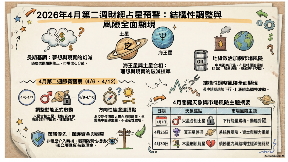 2026年4月第二週股市核心基調觀察